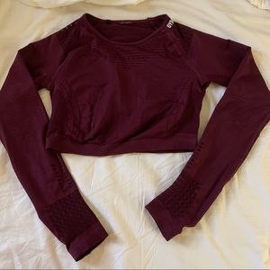 Gymshark flawless knit crop top